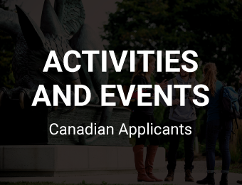 Activities and Events for Canadian Applicants