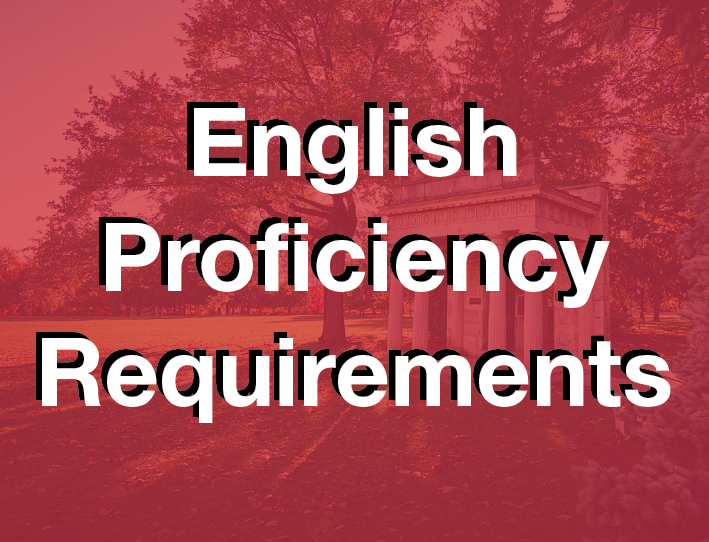 English Proficiency Requirements