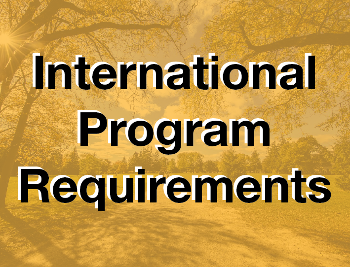 International Program Requirements
